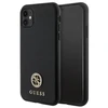 Dėklas GUESS GUHCN61PS4DGPK IPHONE 11 / XR 6.1 "Juodas / Juodas HARDCASE STRASS METAL LOGO