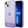 Guess GUHCP14SHGCOU Apple iPhone 14 / 15 / 13 6.1" dėklas telefonui violetinės spalvos hardcase Translucent