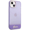 Guess GUHCP14SHGCOU Apple iPhone 14 / 15 / 13 6.1" dėklas telefonui violetinės spalvos hardcase Translucent