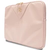 Nešiojamo kompiuterio dėklas 14" Guess Sleeve Triangle 4G (GUCS14ZPGSTEGP) rožinės spalvos