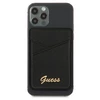 Dėklas GUESS WALLET CASE FOR MAGSAFE 4G GRAY CARDS Juodas