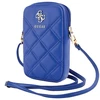 Guess krepšys su užtrauktuku Quilted 4G (GUWBZPSQSSGB) mėlynos spalvos