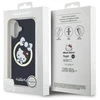 Hello Kitty HKHMP16SHFLBK Apple iPhone 16 6,1″ juodos spalvos kietas dėklas IML Fun bow Magsafe