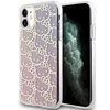 Apple iPhone 11 Hello Kitty dėklas IML Gradient Electrop Crowded Kitty Head (HKHCN61HCHPEP) rožinės spalvos