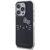 Apple iPhone 13 Pro Hello Kitty dėklas IML Kitty Face (HKHCP13LHKHLK) juodos spalvos