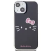 Apple iPhone 13 / 14 / 15 Hello Kitty dėklas IML Kitty Face (HKHCP15SHKHLK) juodos spalvos