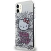 Hello Kitty HKHCN61HDGPHT Apple iPhone 11 / Xr 6.1" baltos spalvos harddėklas IML Kitty On Bricks Graffiti