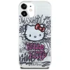 Apple iPhone 13 / 14 / 15 Hello Kitty dėklas IML Kitty On Bricks Graffiti (HKHCP15SHDGPHT) baltos spalvos