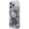 Apple iPhone 13 Pro Hello Kitty dėklas IML Kitty On Bricks Graffiti (HKHCP13LHDGPHT) baltos spalvos