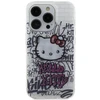 Hello Kitty HKHCP13XHDGPHT Apple iPhone 13 Pro Max 6.7″ baltos spalvos kietas dėklas IML Kitty On Bricks Graffiti