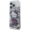 Apple iPhone 15 Pro Max Hello Kitty dėklas IML Kitty On Bricks Graffiti (HKHCP15XHDGPHT) baltos spalvos