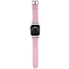 Hello Kitty apyrankė HKAWMPGKHP Apple Watch 38/40/41mm rožinės spalvos apyrankė Kitty Head
