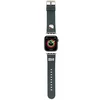 Apyrankė Apple Watch 1 / 2 / 3 / 4 / 5 / 6 / SE / 7 / 8 (38 / 40 / 41 mm) Hello Kitty Strap Kitty Head (HKAWMPGKHK) juodos spalvos