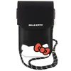 Hello Kitty odinis dėklas krepšys Hiding Kitty Cord (HKOWBPSCKEK) juodos spalvos