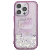 Hello Kitty HKHCP16LL50PPU Apple iPhone 16 Pro 6.3" dėklas telefonui violetinės spalvos Liquid Glitter 50TH Anniversary Party