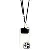 Universali virvelė telefonui Hello Kitty Patch &amp; Kitty Head Charm juodos spalvos