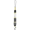 Virvelė telefonui Hello Kitty Pearls and Beads Kitty Charm juodos spalvos