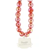 Virvelė telefonui Hello Kitty Pearls Kitty Head raudonos spalvos