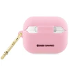 Apple AirPods Pro 1 Hello Kitty Silicone 3D Kitty Head (HKAP3DKHSP) dėklas ausinėms rožinės spalvos