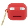 Dėklas „Apple AirPods 3“ ausinių silikoninė 3D „Hello Kitty“ galvutė (HKA33DKHSF)