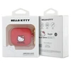 Dėklas „Apple AirPods 3“ ausinių silikoninė 3D „Hello Kitty“ galvutė (HKA33DKHSF)