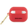 Dėklas „Apple AirPods Pro 1“ ausinių silikoninė 3D „Hello Kitty“ galvutė (HKAP3DKHSF)