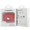 Dėklas „Apple AirPods Pro 1“ ausinių silikoninė 3D „Hello Kitty“ galvutė (HKAP3DKHSF)