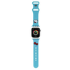 Apyrankė Apple Watch 1 / 2 / 3 / 4 / 5 / 6 / SE / 7 / 8 (38 / 40 / 41 mm) Hello Kitty Strap Silicone Kitty Head (HKAWMSCHBLB) mėlynos spalvos