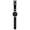 Apyrankė Samsung Galaxy Watch (46mm) / Samsung Gear S3 (46mm) / Huawei Watch GT / GT 2 / GT 2 PRO / GT 3 / GT 3 PRO (46mm) Hello Kitty Strap Silicone Kitty Head (HKUWLSCHBLK) juodos spalvos