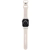 Hello Kitty apyrankė HKAWMSDGPTE Apple Watch 38/40/41mm rusvai gelsvas apyrankė Silicone Tags Graffiti
