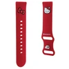 Apyrankė Samsung Galaxy Watch (46mm) / Samsung Gear S3 (46mm) / Huawei Watch GT / GT 2 / GT 2 PRO / GT 3 / GT 3 PRO (46mm) Hello Kitty Strap Silicone Kitty Head (HKUWLSCHBLR) raudonos spalvos