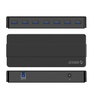 Hub Orico H7928-U3-V1 7x USB-A 3.0 – juodos spalvos