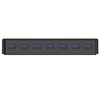 Hub Orico H7928-U3-V1 7x USB-A 3.0 – juodos spalvos