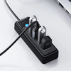 Hub Orico PW4U-U3 USB-A / 4x USB-A 3.0 – juodos spalvos