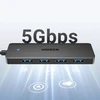 Ugreen Šakotuvas USB-A 4 prievadų (USB 3.0) 1.0m, juodas