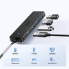 Ugreen Šakotuvas USB-A 4 prievadų (USB 3.0) 1.0m, juodas