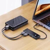 Hub USB-C Orico PAPW2AC-C3 docking station 2x USB-A 3.0 + 2x USB-C 3.0 – juodos spalvos