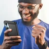 Hurtel Carbon Infinix Hot 20 flexible silikoninis carbon dėklas telefonui juodos spalvos