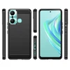 Hurtel Carbon Infinix Hot 20 Play flexible silikoninis carbon dėklas telefonui juodos spalvos