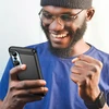 Hurtel Carbon Infinix Hot 20S flexible silikoninis carbon dėklas telefonui juodos spalvos