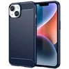 Hurtel Carbon dėklas skirtas iPhone 14, mėlynas