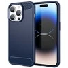 Hurtel Carbon dėklas skirtas iPhone 14 Pro Max, mėlynas