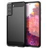 Hurtel Carbon dėklas Flexible Cover TPU Samsung Galaxy S21+ 5G (S21 Plus 5G) dėklas telefonui juodos spalvos