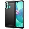 Hurtel Carbon Infinix Hot 12 Play NFC / Hot 12 Play flexible silikoninis carbon dėklas telefonui juodos spalvos