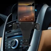 „Hurtel Car Holder H01“ juodos spalvos gravitacinis automobilio laikiklis ventiliacijos grotelėms