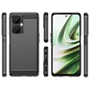 Hurtel Carbon Case dėklas, skirtas OnePlus Nord CE 3 lankstus silikoninis anglies dangtelis juodas