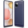 Hurtel Carbon dėklas skirtas Samsung Galaxy A42 5G, mėlynas