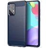 Hurtel Carbon dėklas skirtas Samsung Galaxy A72 4G, mėlynas