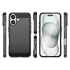 Hurtel Carbon Apple iPhone 16 Plus silikoninis – dėklas telefonui juodos spalvos