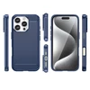 Hurtel Carbon Apple iPhone 16 Pro Max silikoninis – dėklas telefonui mėlynos spalvos